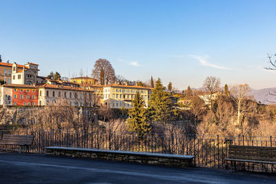 Hdr view of the hills of bergamo