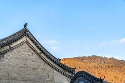 Mount wutai scenic spot in china