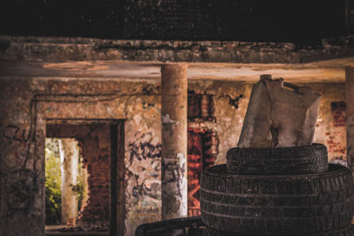 Exterior of old building