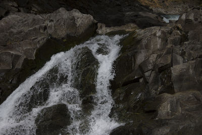 Rocks in water