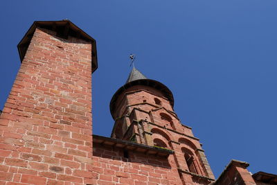 Low angle view of cathedral against clear sky