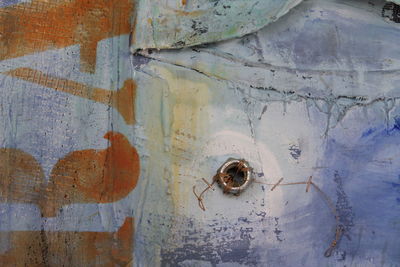 Close-up of rusty metal