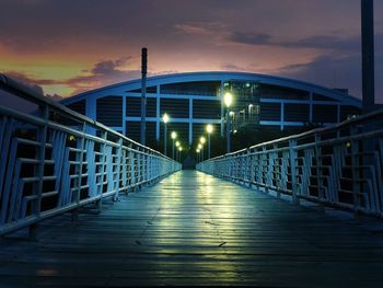 Bridge at sunset