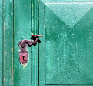 Full frame shot of closed door