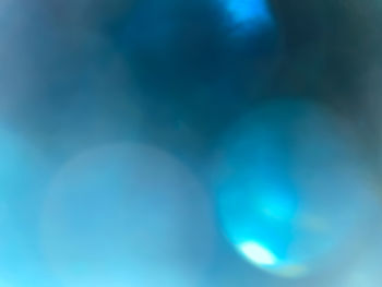 Defocused image of blue sky