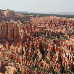 Panoramic view of rock formations