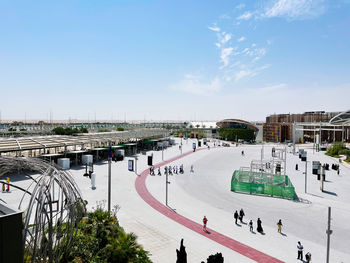 Visitors attending expo2020 in dubai