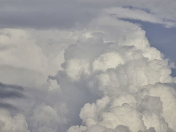 Low angle view of clouds in sky