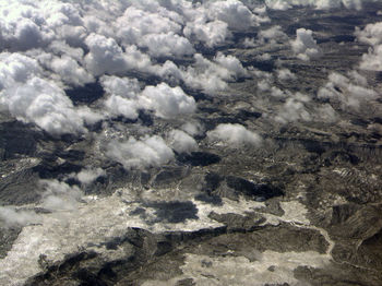 Close-up of snow covered landscape