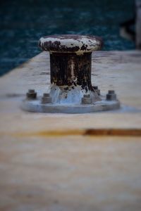 Close-up of water in container