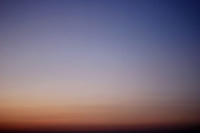 Low angle view of sky at sunset