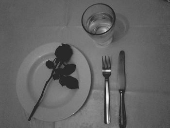Close-up of food on table