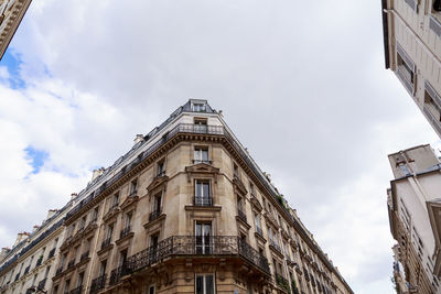 Low angle view of historical building against sky