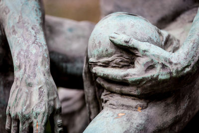 Close-up of statue