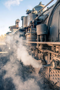 Train on railroad track