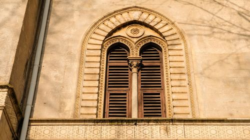 Low angle view of old building