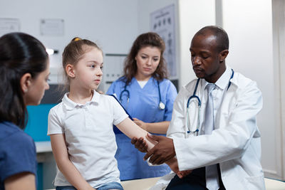 Portrait of doctors in hospital