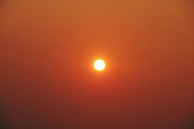 Scenic view of sunset