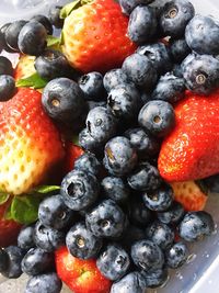 Close-up of strawberries