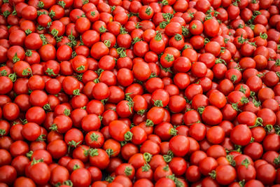 Full frame shot of oranges at market