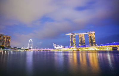 Magic hour at singapore