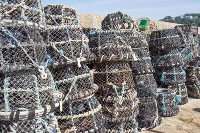 Stack of fishing net