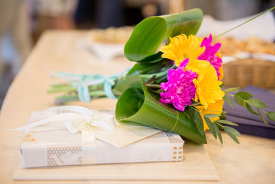 Close-up of flower bouquet