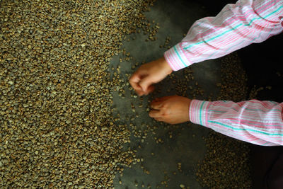 Low section of person standing on floor