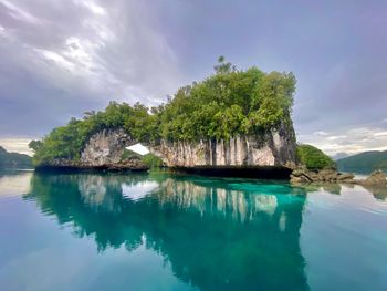 The arch, rock islands, palau