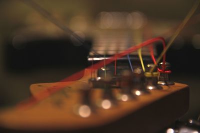 Close-up of guitar