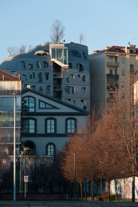 Buildings against sky