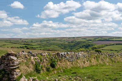 Landscape photo of the doone valley in exmoor national park