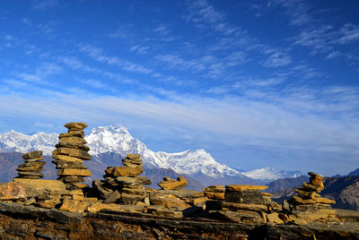 Panoramic view of a temple