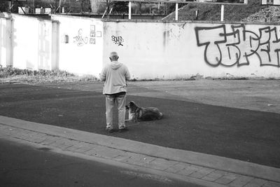 Full length of a man