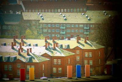 View of buildings in city