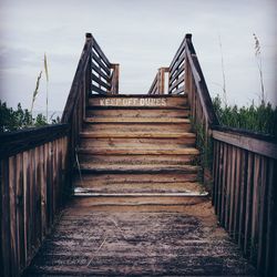 Road against cloudy sky