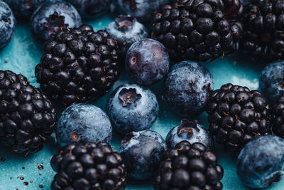 Full frame shot of blueberries