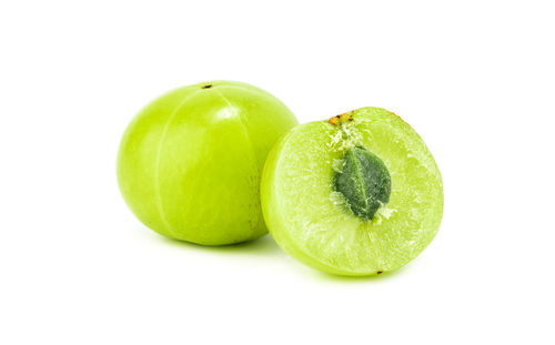 Close-up of apple against white background