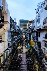 Panoramic view of city against sky