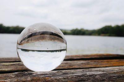 Close-up of glass of water