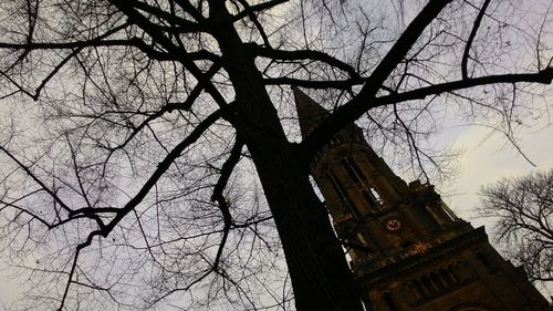 Low angle view of building against sky