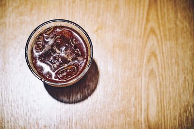 Close-up of drink on table
