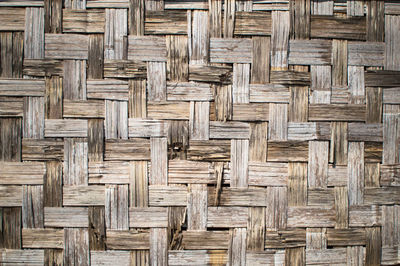 Full frame shot of wicker
