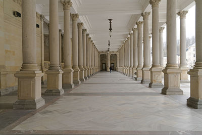 Corridor of historical building