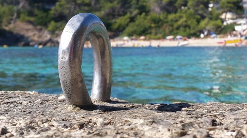 Close-up of sea shore