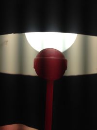 Close-up of red object