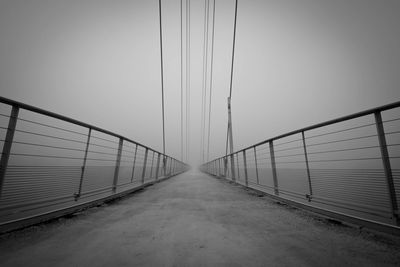 Bridge against clear sky