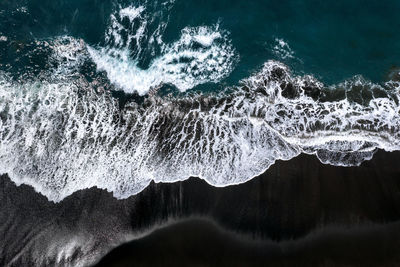 Aerial view of coastline