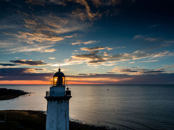 Lighthouse at sunset