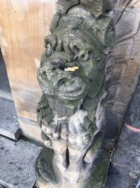 Close-up of buddha statue